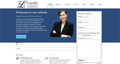 Desktop Screenshot of loyaltysarl.com